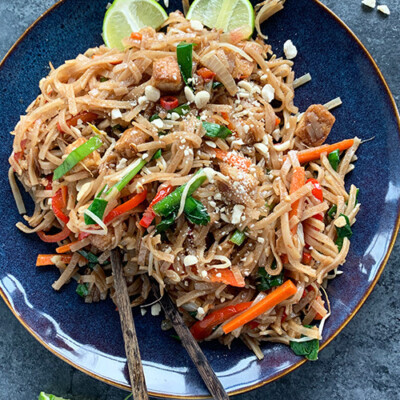 Vegan Pad Thai - Cook With Manali