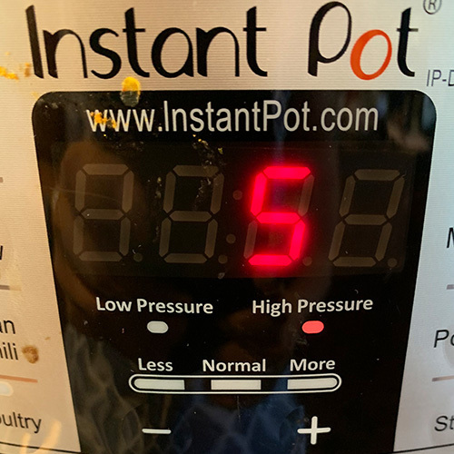 Instant Pot Photos Time 520 Customer Message Meaning