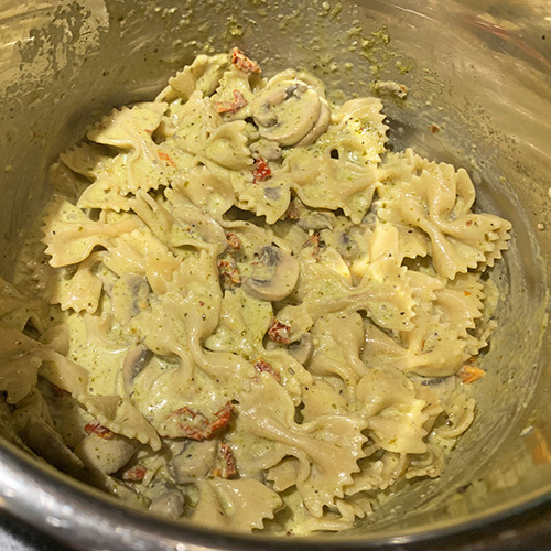 Instant pot creamy online pesto pasta