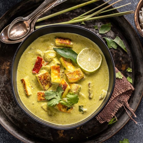 Paneer Lemongrass Coconut Curry - Cook With Manali