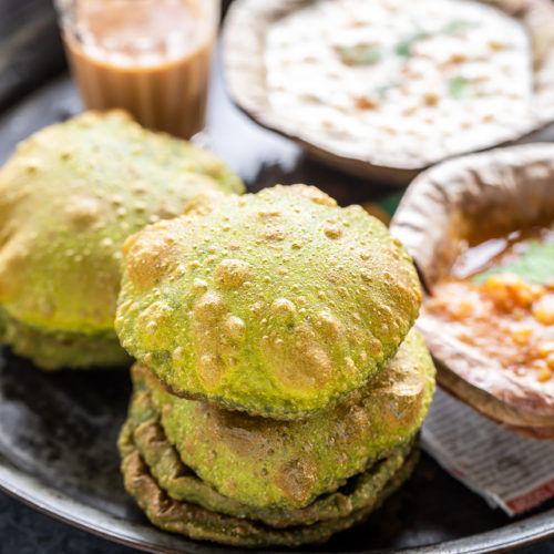 Spinach Puri Palak Puri Cook With Manali