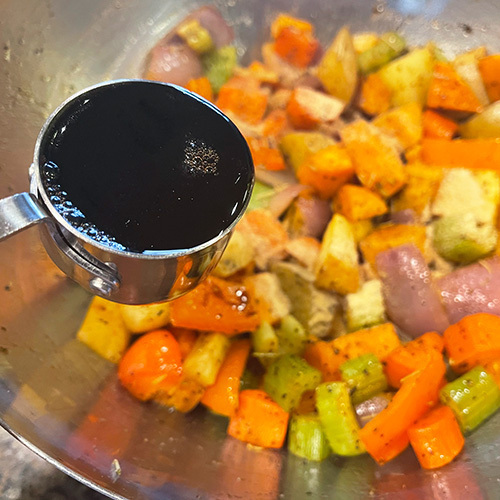 Roasted Winter Vegetables with Balsamic Vinegar - Cook With Manali