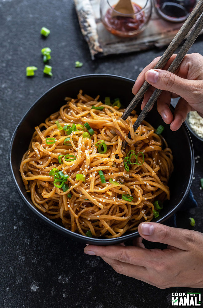 Instant Pot Garlic Noodles - Cook With Manali