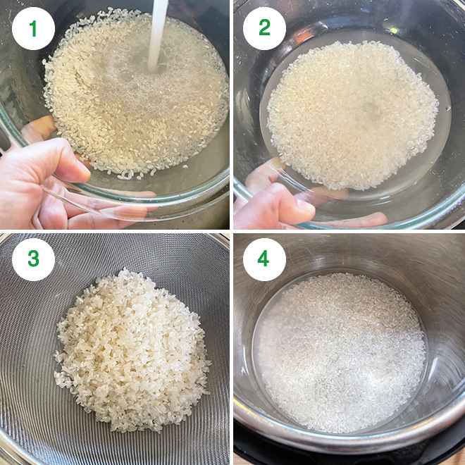 Instant Pot Sushi Rice (or Rice Cooker)