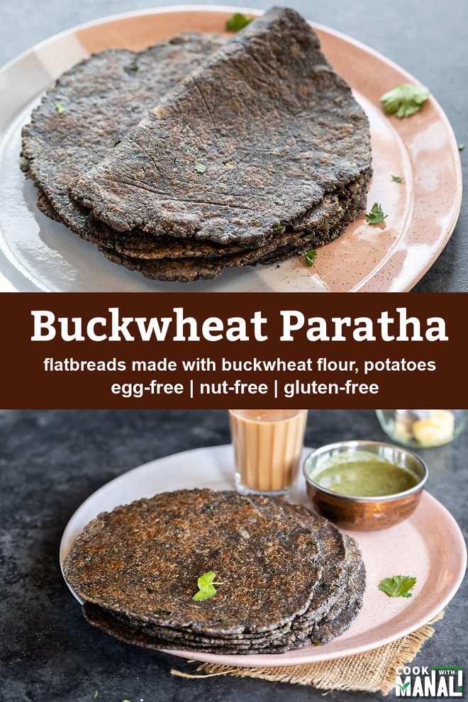 Kuttu Paratha (Buckwheat Paratha) - Cook With Manali