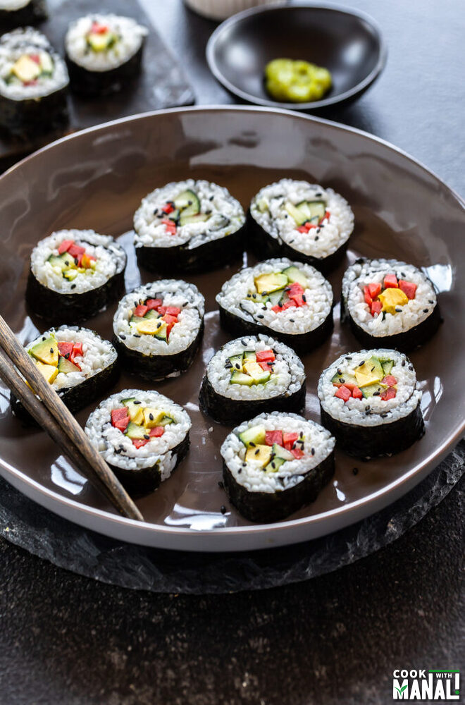 Maki Sushi with Peppers recipe