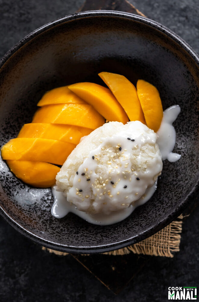 Mango Sticky Rice (Instant Pot & Stovetop) - Cook With Manali