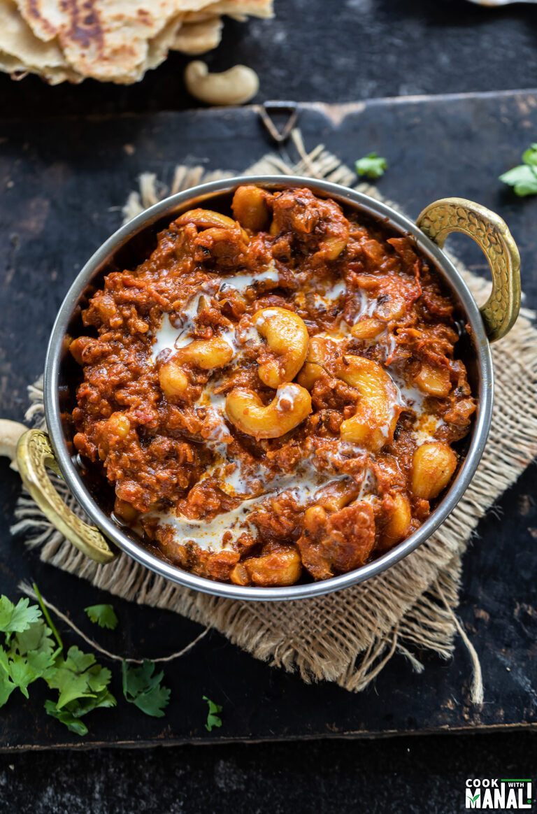 Kaju Masala Curry (Cashew Curry) - Cook With Manali