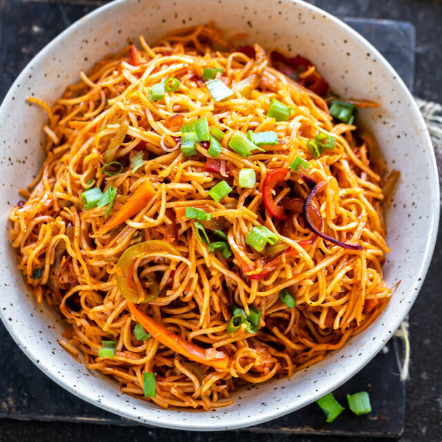 Schezwan Noodles - Cook With Manali