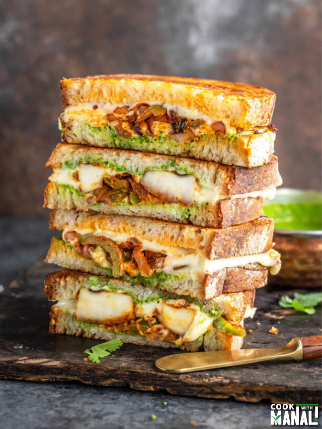 Smoked Tandoori Paneer Sandwich Story - Cook With Manali