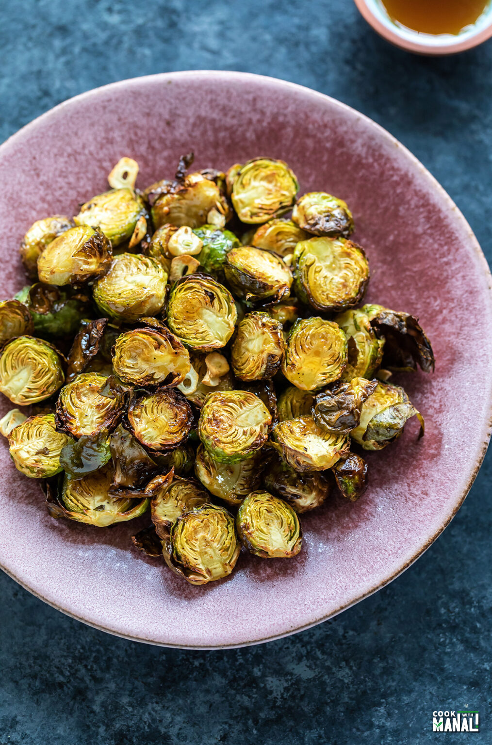 Sweet And Spicy Air Fryer Brussel Sprouts Cook With Manali