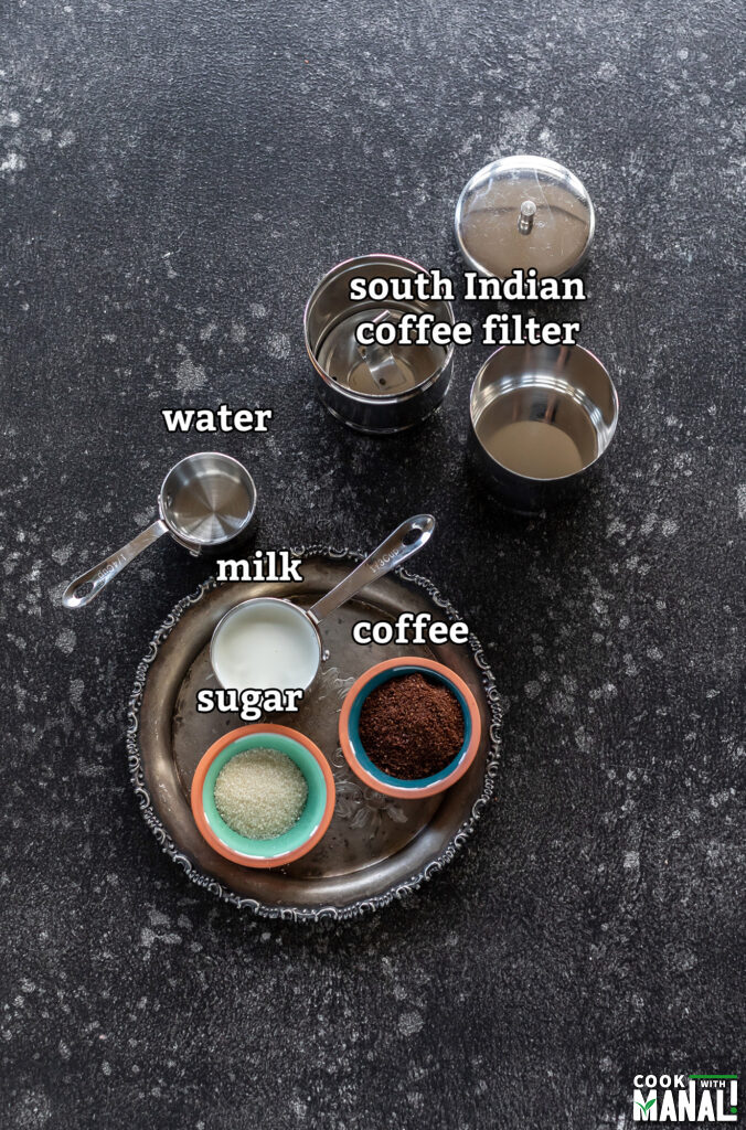 How to make filter coffee decoction - South Indian Style