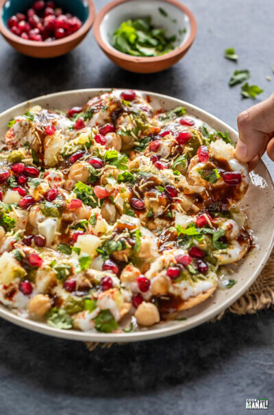 Papdi Chaat - Cook With Manali