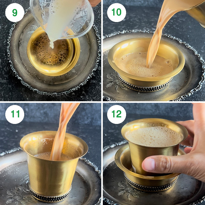 How to make filter coffee decoction - South Indian Style
