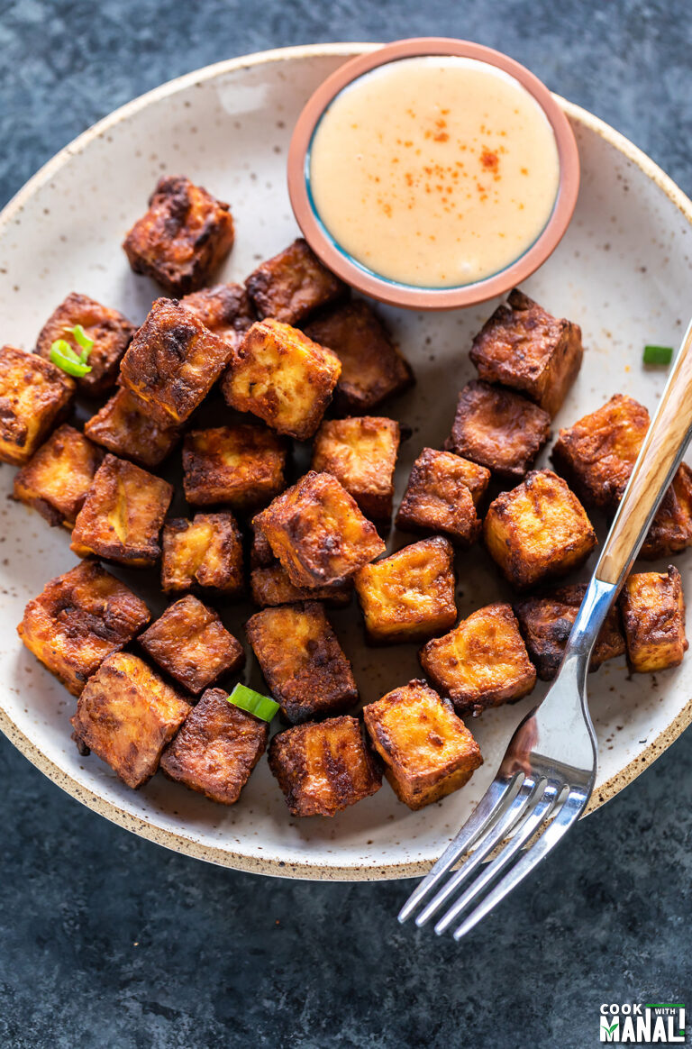 Crispy Air Fryer Tofu - Cook With Manali