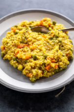 Instant Pot Vegetable Daliya (Broken Wheat Khichdi) - Cook With Manali