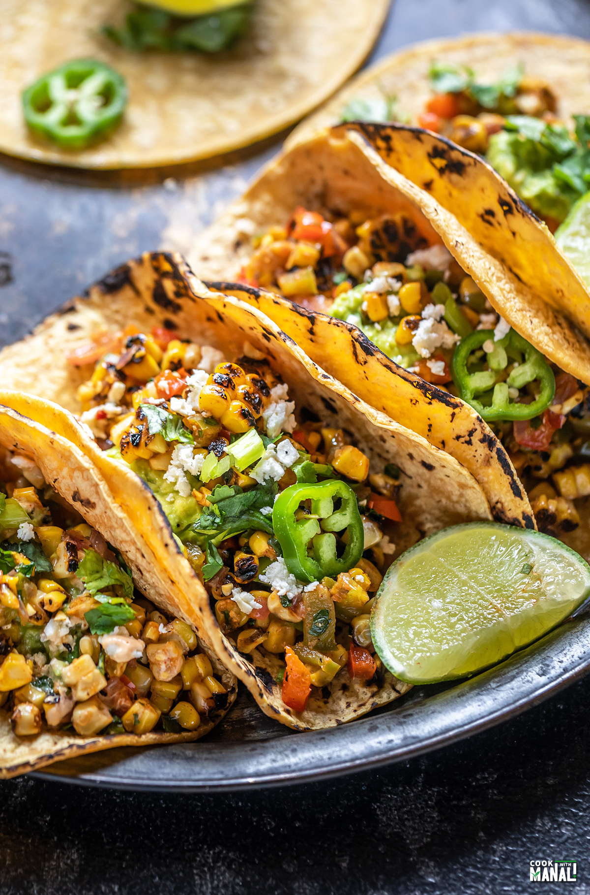 Grilled Corn Tacos - Cook With Manali